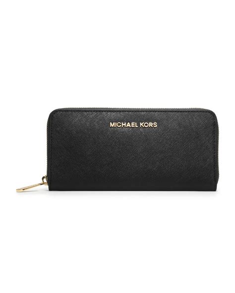 michael michael kors jet set large saffiano leather wallet|saffiano leather continental wallet.